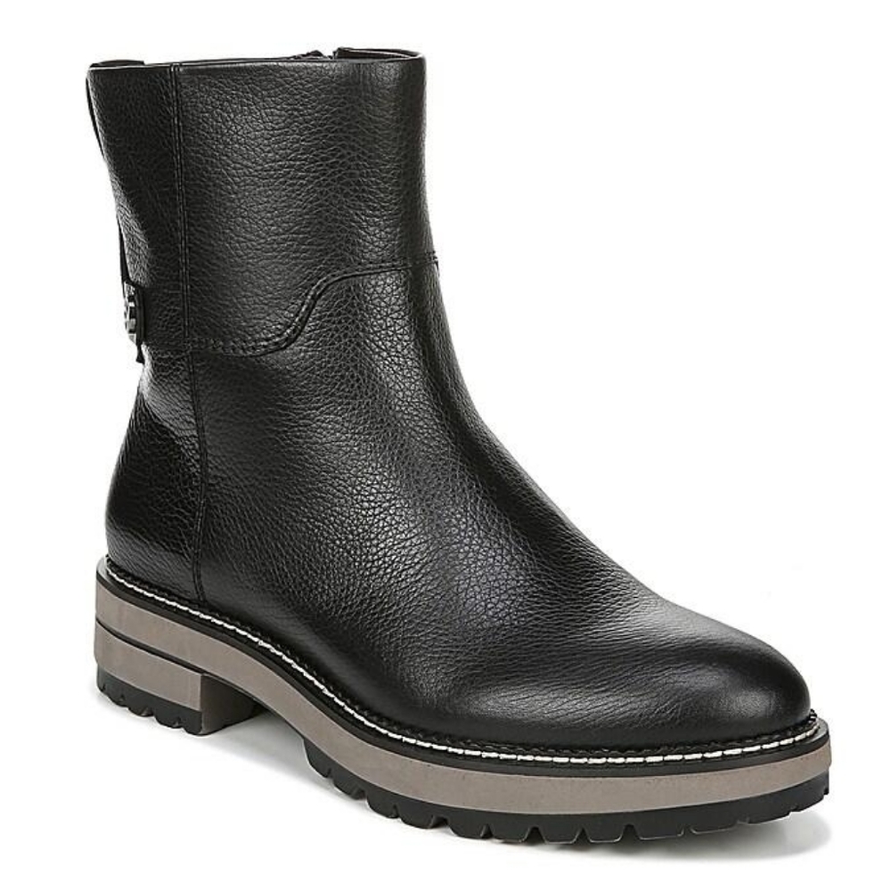 Franco Sarto Roalba2 Booties Black Leather
